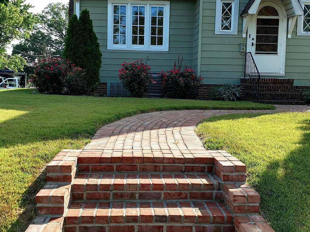 Natural Brick Entrance