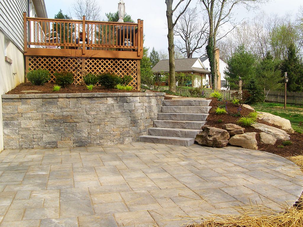 Natural Patio Landscape